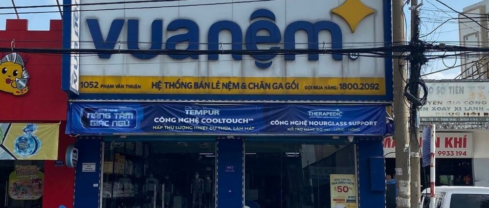 Cửa Hàng Vua Nệm 1052 Phạm Văn Thuận, TP. Biên Hoà, Đồng Nai