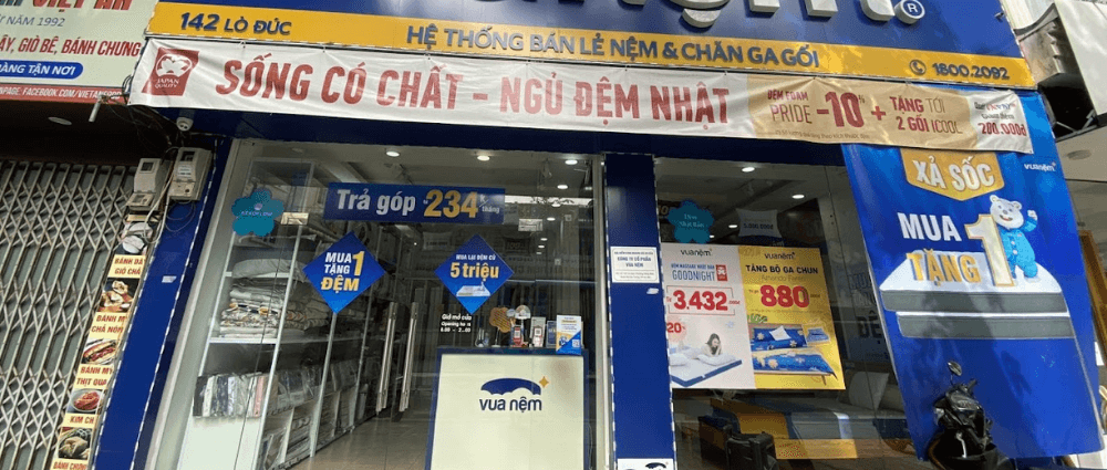 Cửa Hàng Vua Nệm 142 Lò Đúc, Quận Hai Bà Trưng, Hà Nội