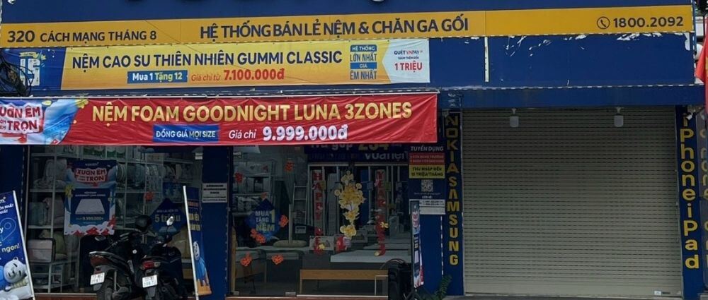 Cửa Hàng Vua Nệm 320 Cách Mạng Tháng 8, TP. Thủ Dầu Một, Bình Dương