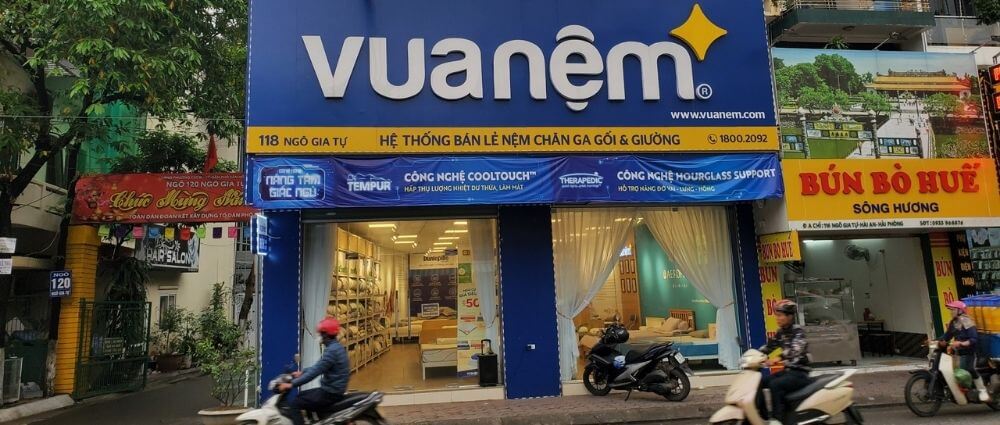 Cửa hàng Vua Nệm 118 - 120 Ngô Gia Tự, Quận Hải An, Hải Phòng