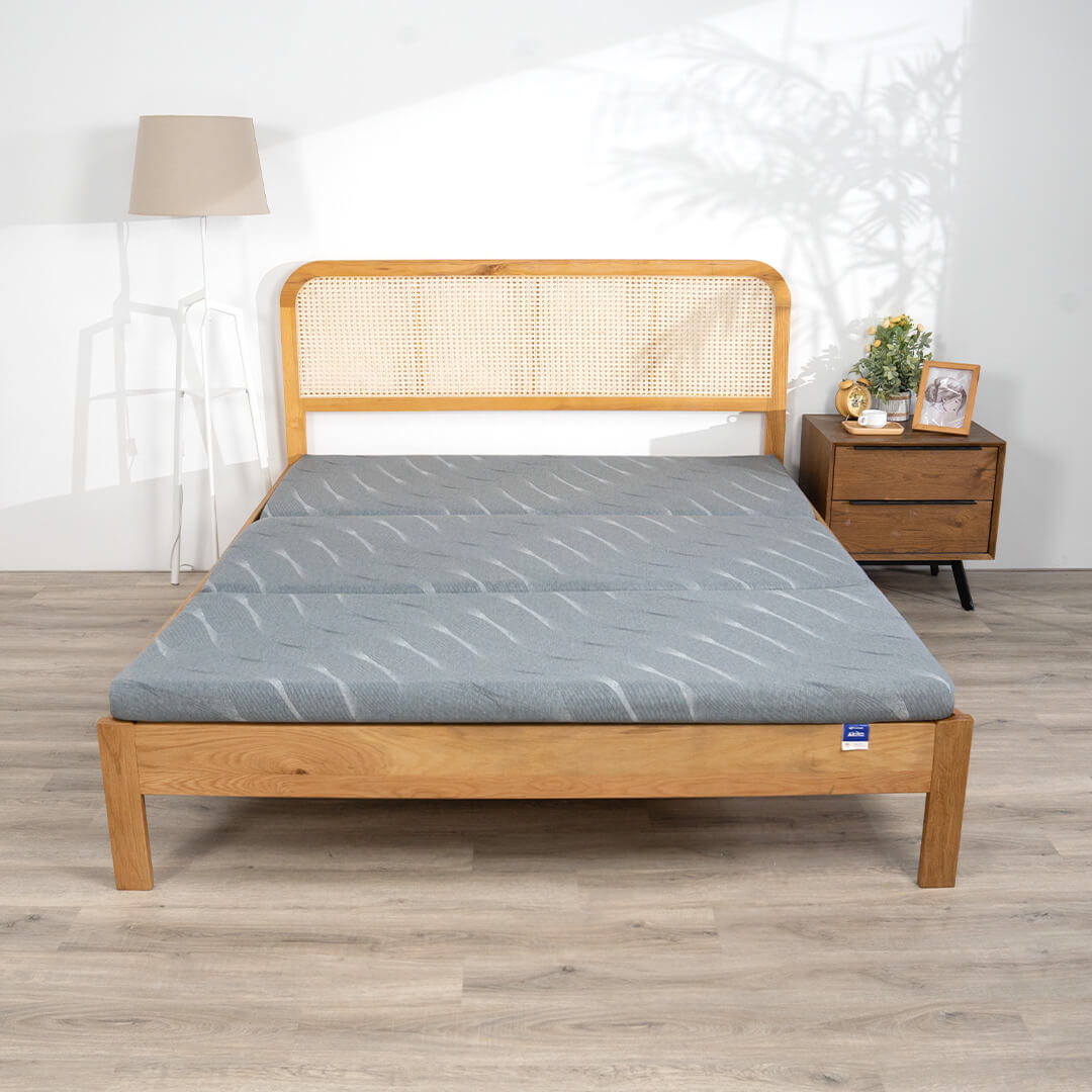 Nệm foam Goodnight Akita gấp 3 dày 8cm (chỉ bán Online)